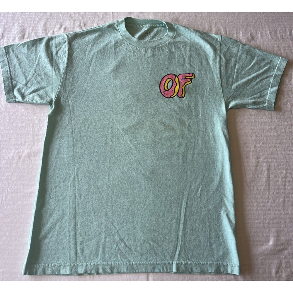 Odd Future Donut T Shirt Mens Size M** Teal OFWGKTA Wolf Gang Tyler Felicia